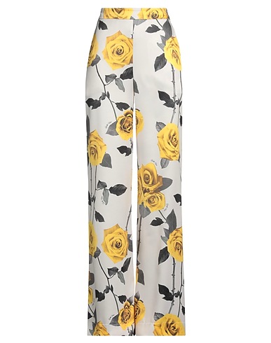 GAëLLE Paris Casual trouser Off white 100% Polyester