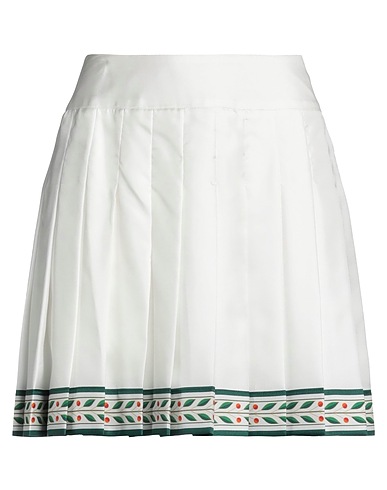 CASABLANCA Mini skirt White 100% Silk