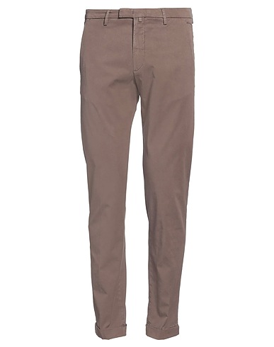 BRIGLIA 1949 Casual pants Khaki 64% Tencel™, 32% Cotton, 4% Elastane