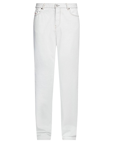 DIESEL Denim trousers Light grey 100% Cotton