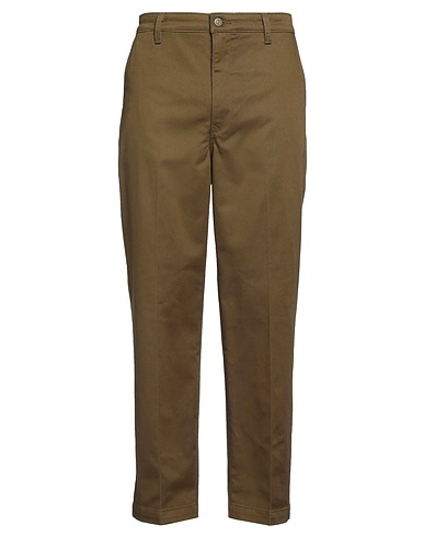 LEVI'S Casual trouser Military green 59% Cotton, 40% Polyester, 1% Elastane