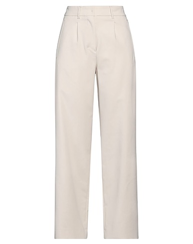 'S MAX MARA パンツ オフホワイト ナイロン 50% / コットン 45% / ポリウレタン 5%