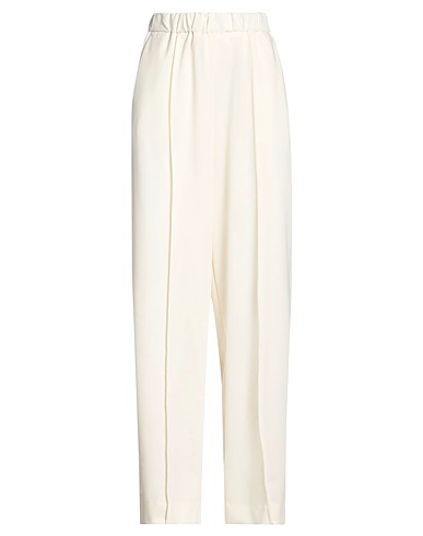 VICOLO Casual trouser Beige 76% Polyester, 21% Viscose, 3% Elastane