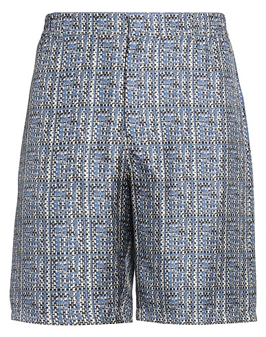 FENDI Shorts & Bermuda Blue 100% Silk