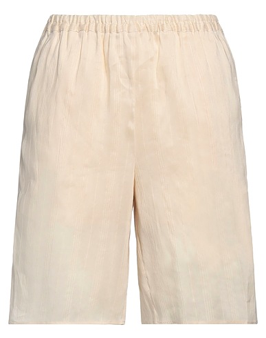 LOULOU STUDIO Shorts & Bermuda Beige 88% Linen, 12% Silk