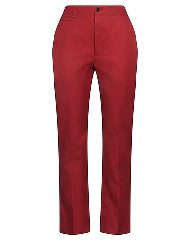 SAINT LAURENT Casual pants Brick 100% Cotton