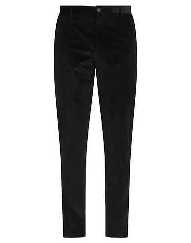 DOLCE&GABBANA Pantalone Nero 98% Cotone, 2% Elastan