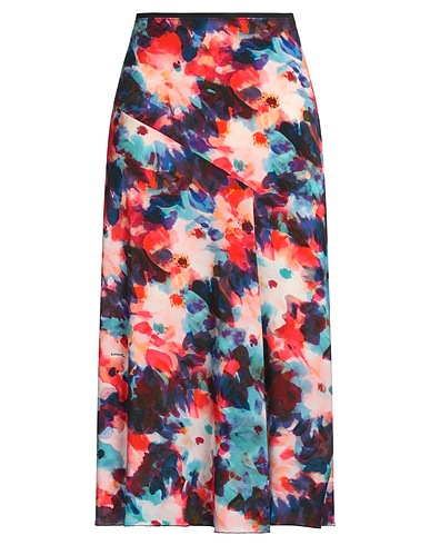 PATRIZIA PEPE Midi skirt Red 86% Polyester, 14% Elastane