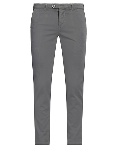 0/ZERO CONSTRUCTION Casual trouser Grey 97% Cotton, 3% Elastane
