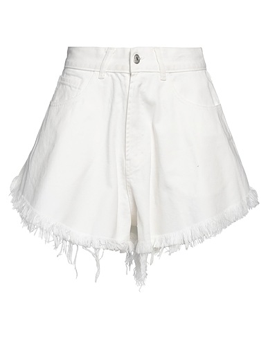FORTE DEI MARMI COUTURE Denim shorts White 100% Cotton