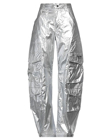 GOLDEN GOOSE Casual trouser Silver 100% Polyamide