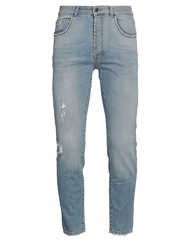 REIGN Denim trousers Blue 98% Cotton, 2% Elastane