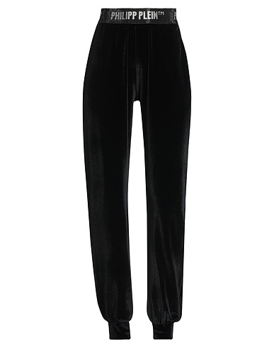 PHILIPP PLEIN Pantalone Nero 95% Poliestere, 5% Elastan