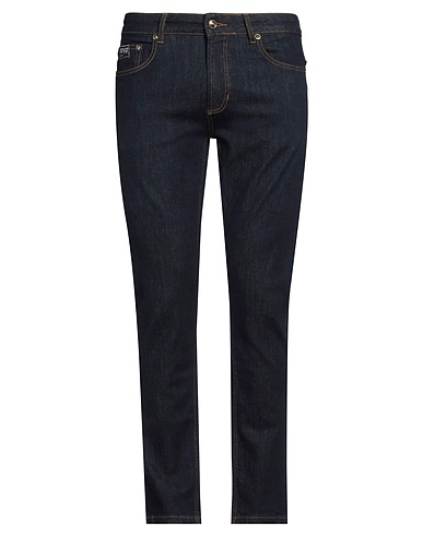 VERSACE JEANS COUTURE Denim trousers Blue 98% Cotton, 2% Elastane