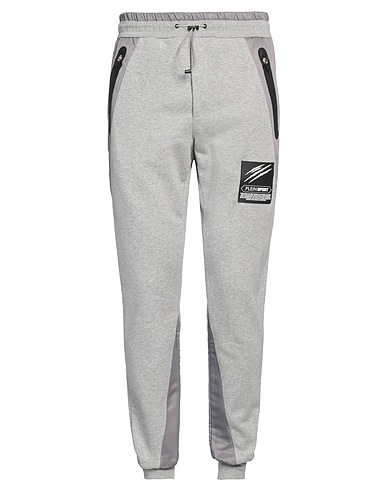 PLEIN SPORT Hosen Grau 88% Baumwolle, 12% Polyester