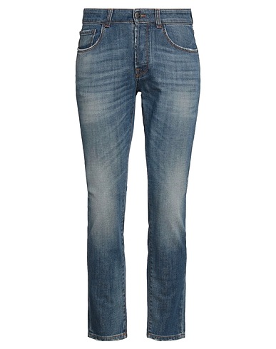 REIGN Denim trousers Blue 98% Cotton, 2% Elastane
