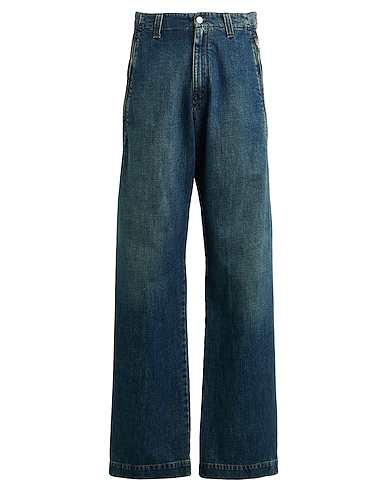 MM6 MAISON MARGIELA Straight leg BLU 100% Cotton