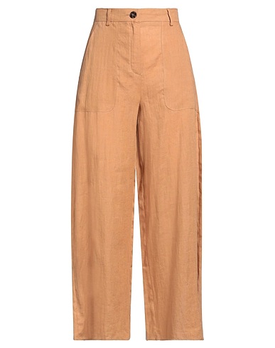 EMME by MARELLA Casual pants Camel 100% Linen