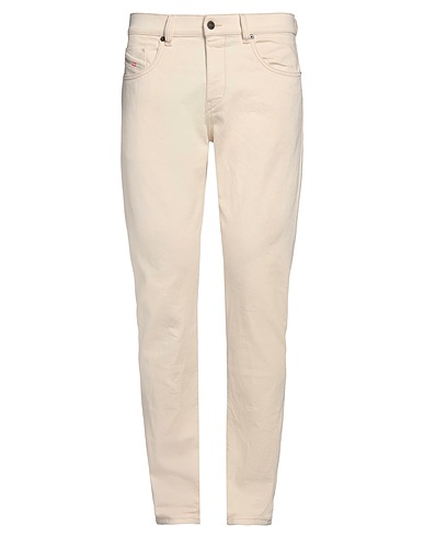 DIESEL Pantalon en jean Blanc cassé 99% Coton, 1% Élasthanne