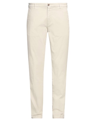 40WEFT Casual pants Beige 97% Cotton, 3% Elastane