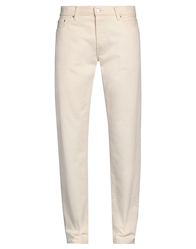 EDWIN Denim trousers Beige 100% Cotton