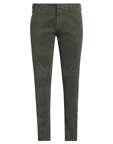 PT Torino Casual trouser Military green 98% Cotton, 2% Elastane