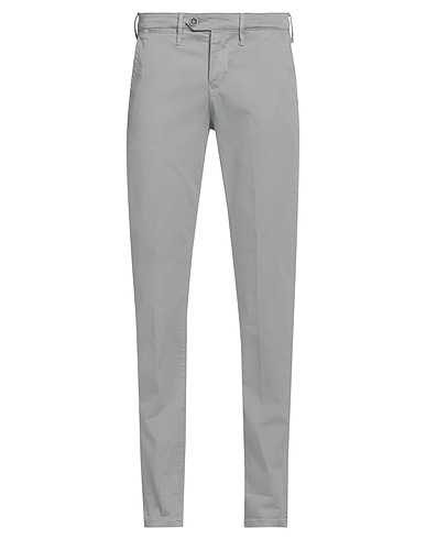 OAKS Casual pants Light grey 98% Cotton, 2% Elastane