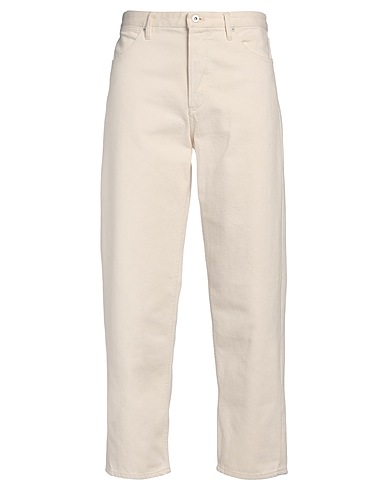 JIL SANDER BOTTOMWEAR Ivory 100% Cotton