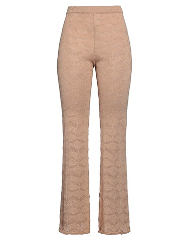 AKEP Casual pants Sand 80% Viscose, 10% Polyamide, 10% Polyester