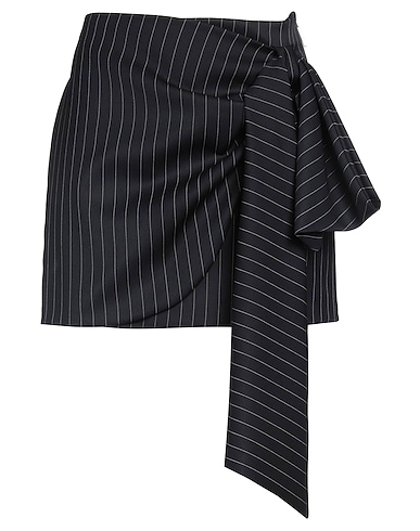 MSGM Mini skirt BLU NOTTE 99% Virgin Wool, 1% Polyester