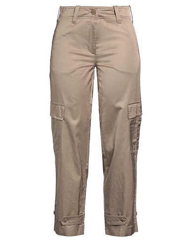 CAMBIO Casual trouser Khaki 49% Viscose, 47% Cotton, 4% Elastane