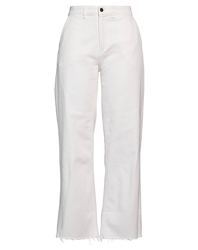LIVIANA CONTI Casual pants White 100% Cotton