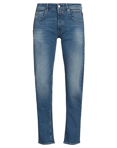 REPLAY Denim trousers Blue 99% Cotton, 1% Elastane