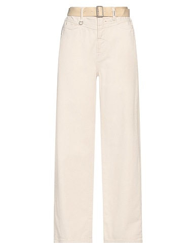 HIGH Denim trousers Ivory 100% Cotton