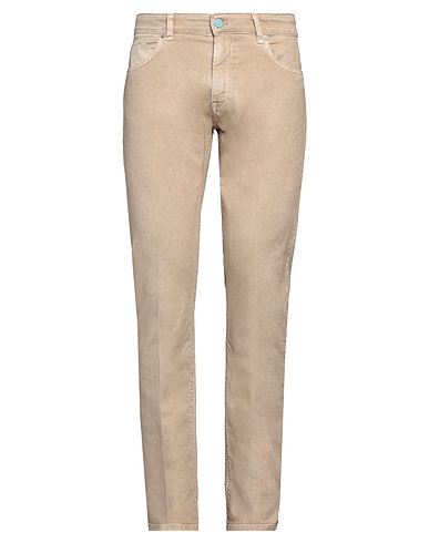 MASON'S Denim pants Sand 93% Cotton, 5% Elastomultiester, 2% Elastane