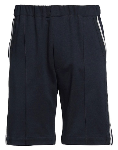 HANRO Shorts & Bermuda Navy blue 74% Cotton, 14% Polyester, 12% Polyamide