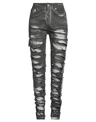 DRKSHDW by RICK OWENS Pantaloni jeans Grigio 90% Cotone, 7% Poliestere, 3% Gomma