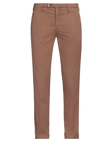 MICHAEL COAL Casual pants Light brown 73% Lyocell, 23% Cotton, 4% Elastane