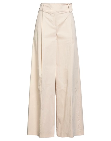 PINKO Casual trouser Ivory 97% Cotton, 3% Elastane