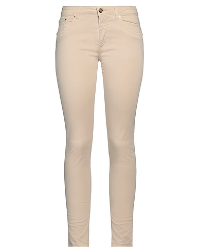 CAMOUFLAGE AR AND J. Casual trouser Beige 97% Cotton, 3% Lycra®
