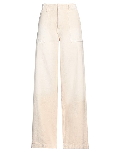 AMIRI BOTTOMWEAR Cream 100% Cotton