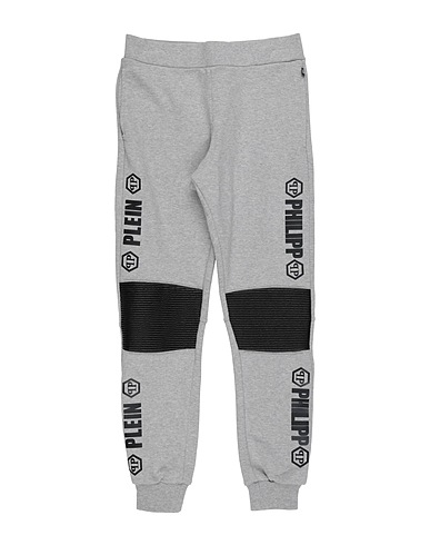 PHILIPP PLEIN Casual pants Grey 75% Cotton, 20% Polyester, 5% Elastane, Polyurethane