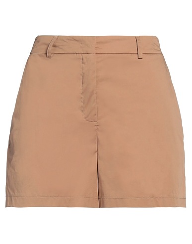 RUE DU BAC Shorts & Bermuda Camel 66% Cotton, 31% Polyamide, 3% Elastane