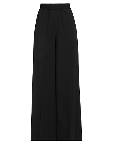 RUE DU BAC Casual trouser Black 72% Polyester, 23% Viscose, 5% Elastane