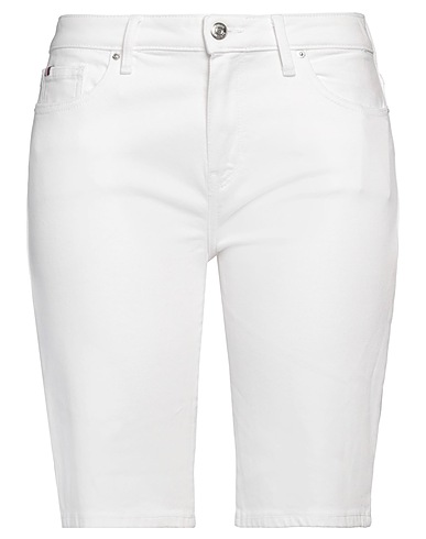 TOMMY HILFIGER BOTTOMWEAR White 99% Cotton, 1% Elastane