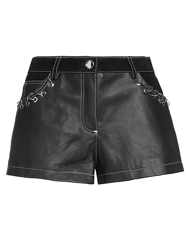 PINKO Leather trouser Black 100% Lambskin, Goat skin