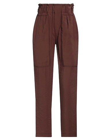 RUE DU BAC Casual trouser Brown 85% Modal, 15% Polyester