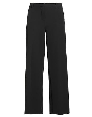 ICHI Pantalón Negro 90% Poliéster, 10% Elastán