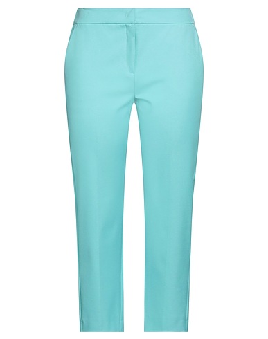 I BLUES Casual pants Turquoise 63% Polyester, 34% Viscose, 3% Elastane