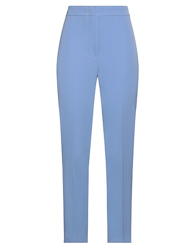 SILENCE LIMITED Casual trouser Light blue 95% PES, 5% Elastane